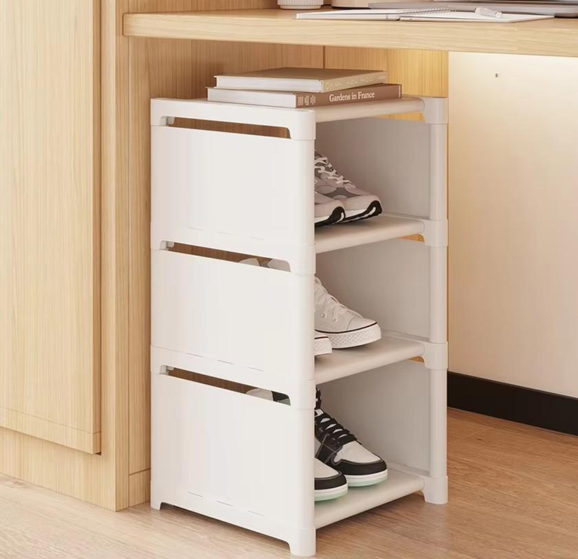 Shoe Rack Multi-layer Storage Rack Household Simple Door Indoor Storage Rack Household Dustproof Multi-purpose Shoe Cabinet