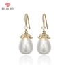 Gorgeous Imitation Pearl Drop Earrings For Women Engagement Wedding Earrings Elegant Daily Wear Gift Brilliant CZ Jewelry