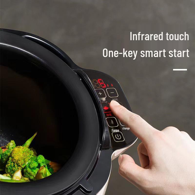 110V Multifunctional Stir-Fry Robot: Fully Automatic, Intelligent Drum-Type Pan for Home and Commercial Use
