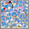 Водонепроницаемые наклейки для телефона Sanrio TuxedoSam - 50 листов с милыми пингвинами-мультяшками