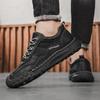 Мода 2025 Новая кожаная мужская повседневная обувьМужская обувь для трекинга  Прогулочная мужская обувь на плоской подошве Новое поступление Обувь для вождения Универсальная обувь для хайкинга