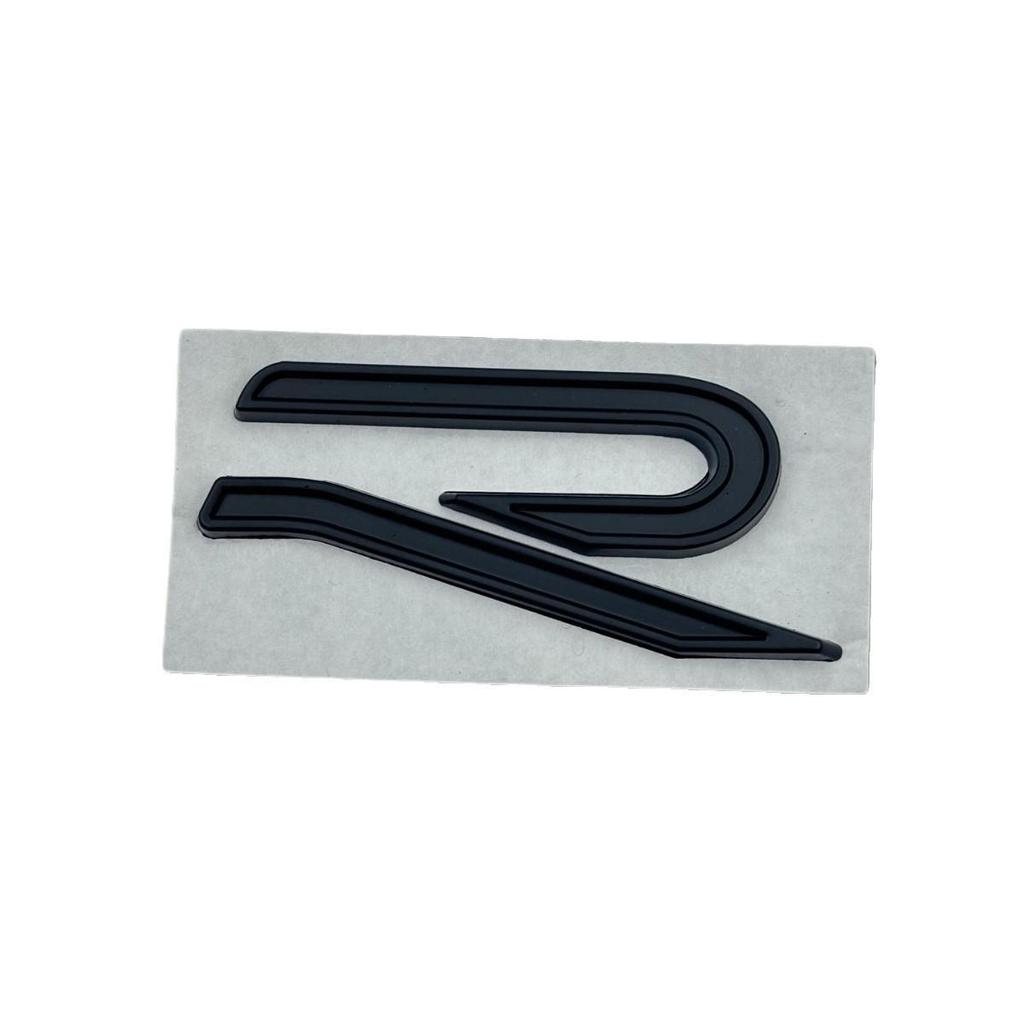 Black Warrior Golf 8 R-Line Rear Emblem - GTI English Letters Car Modification