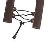 Saxophone Strap Adjustable Sax Black Leather Foldable Double Shoulder Strap Belt for Alto/Tenor/Soprano Saxophone Accessories