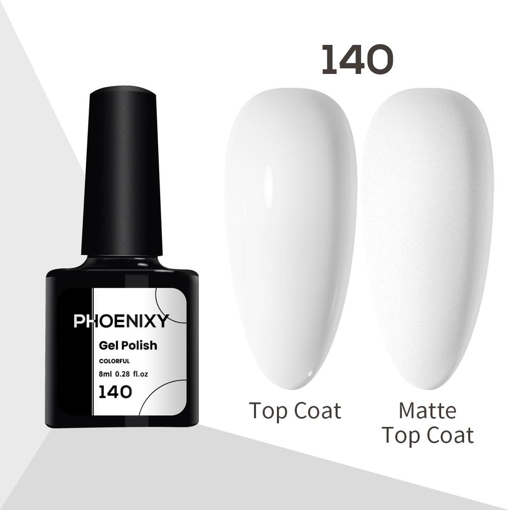 Лак для ногтей PHOENIXY, 8 мл, УФ-светодиодный гибридный лак для дизайна ногтей, гель-лайнер для маникюра, полупостоянная основа, верхнее покрытие, гель с блестками, блестящие цвета, гель