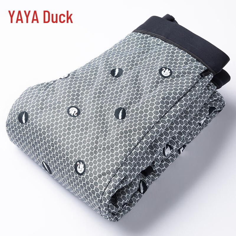 YAYA Men's Thickened Goose Down Straight-Leg Casual Winter Pants