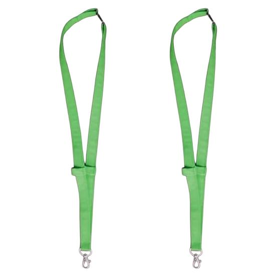 2Pcs Plain Fabric Pen Lanyards with Pen Glasses Holder Anti-Loss Student ID Badge Lanyard Practical Work Lanyard for Doctors Nurses Teachers