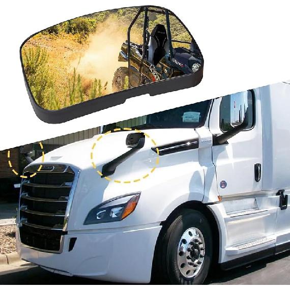 Стекло зеркала капота для Freightliner Cascadia 2018+, Аксессуары для седельных тягачей Freightliner Cascadia, Правая/Пассажирская сторона