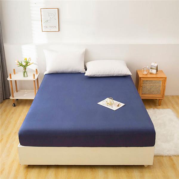 Простыня из 100% хлопка. Мягкий и толстый наматрасник. Регулируемый защитный чехол для белья. Сплошной цвет. Покрывало без наволочки.