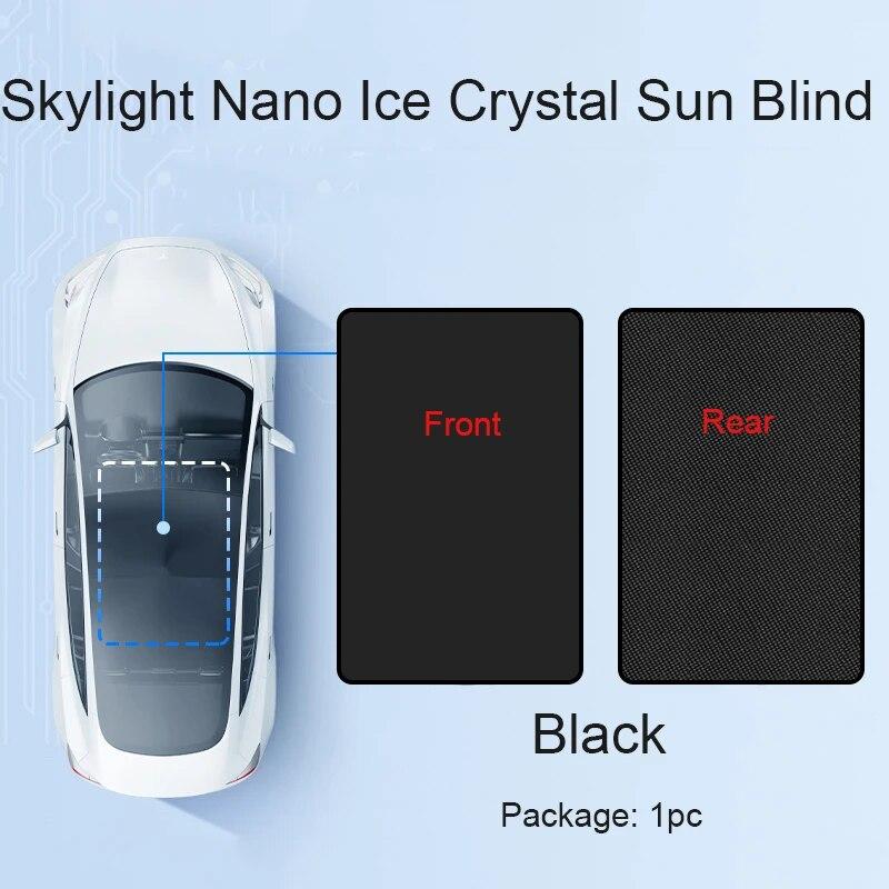 Для ZEEKR X 2023-2025 обновление автомобиля ледяная ткань пряжка солнцезащитные козырьки стеклянная крыша солнцезащитный козырек теплоизоляция люк на крыше Skylight УФ-аксессуары