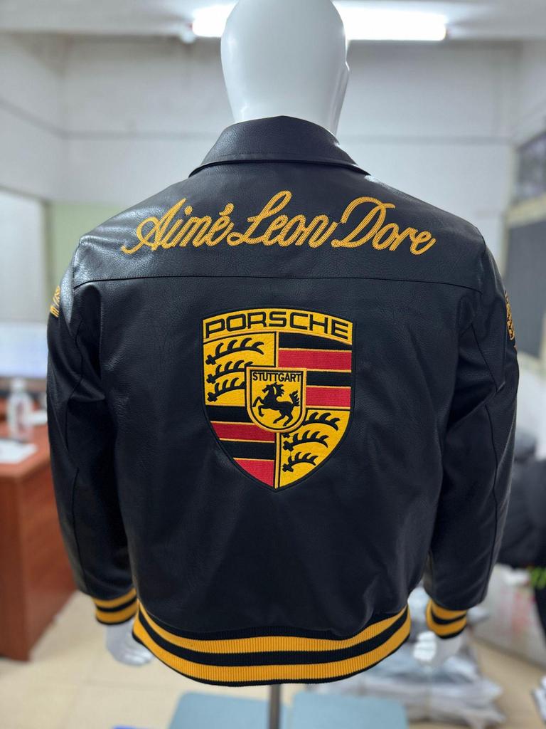 Эмблемная гоночная куртка Toronto Raptors с рукавами из ПУ-кожи, хлопковой подкладкой и пэчворком для мужчин и женщин