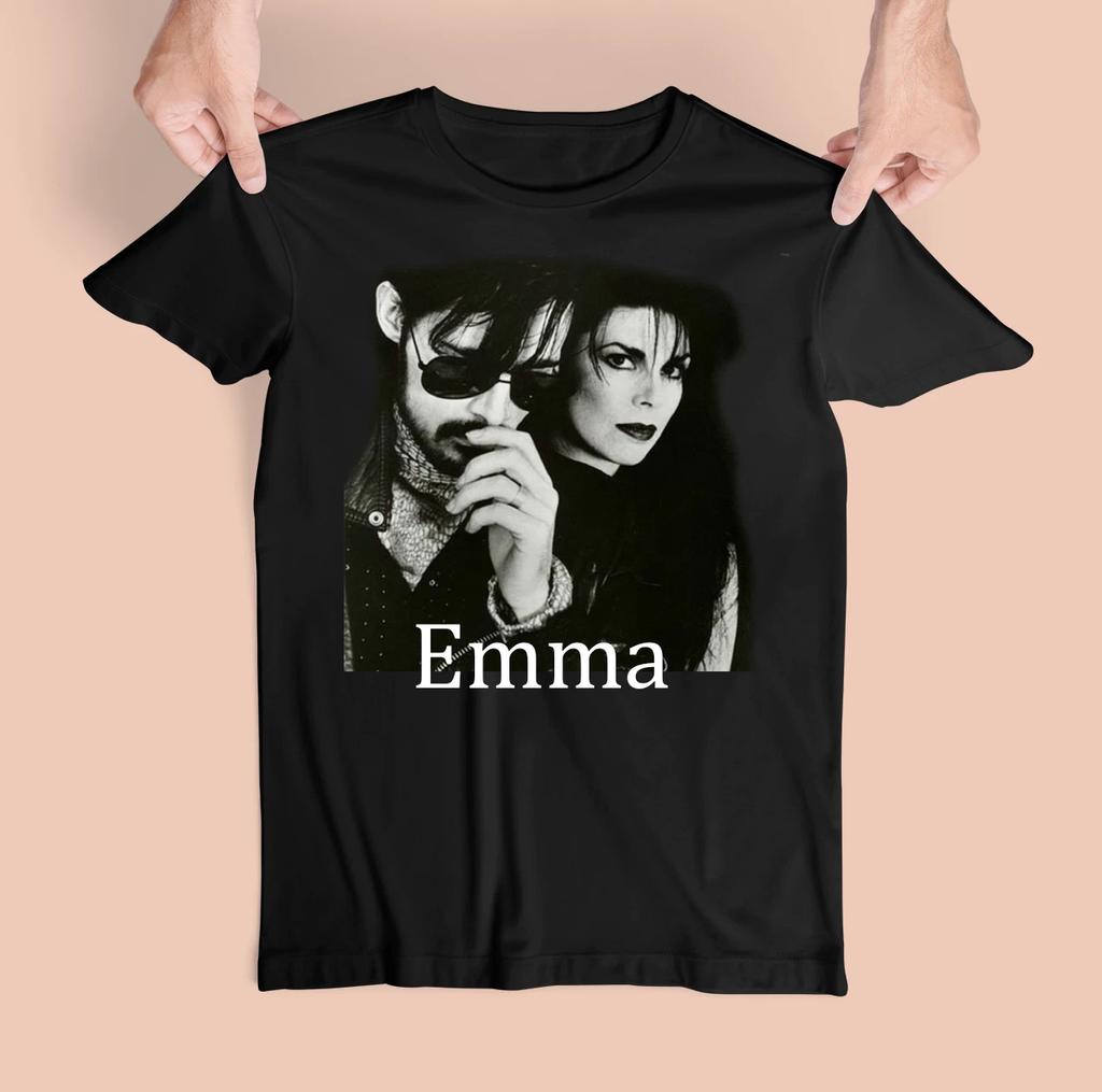 Новая черная хлопковая футболка с коротким рукавом The Sisters of Mercy's Emma