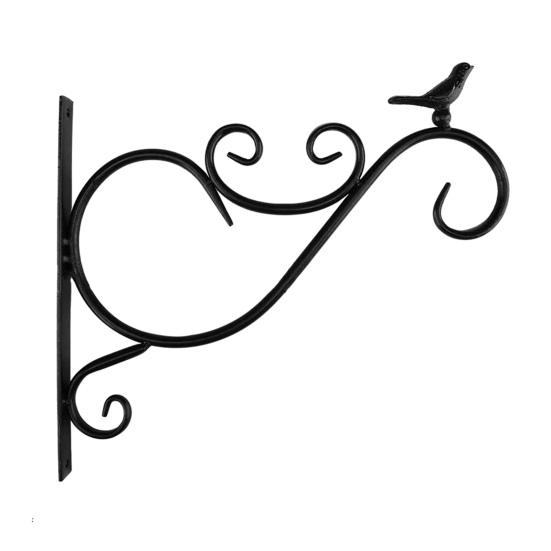 Металлический настенный крючок с покрытием, вешалка для растений, настенный крючок в виде силуэта животного, антикоррозийный кронштейн для подвешивания растений в помещении и на открытом воздухе, кормушки для птиц, фонари