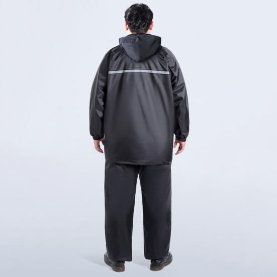 2 шт./компл., костюм от дождя для взрослых, водонепроницаемая, дышащая, высокая видимость, светоотражающая полоска, уличная куртка от дождя, брюки