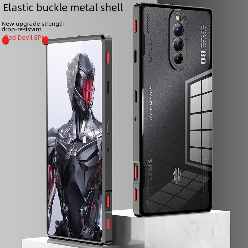 Чехол для телефона Remagic Red Magic 8S Pro с металлическим каркасом и магнитной линзой для Z50 Ultra