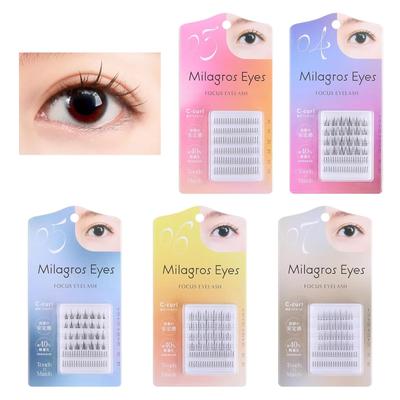 MilagrosEyes Накладные ресницы Milagros Eyes для частичного использования, легкие, легкие, пучок, чувствуют себя естественно, частичные накладные ресницы (№5)