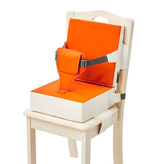 Детское сиденье-бустер для обеденного стола, кухонного стула, водонепроницаемое, устойчивое к пятнам, со спинкой и