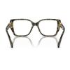 MICHAEL KORS Temple Logo Metal Acetyl Rectangular Optical Frame Men's Black Black 52