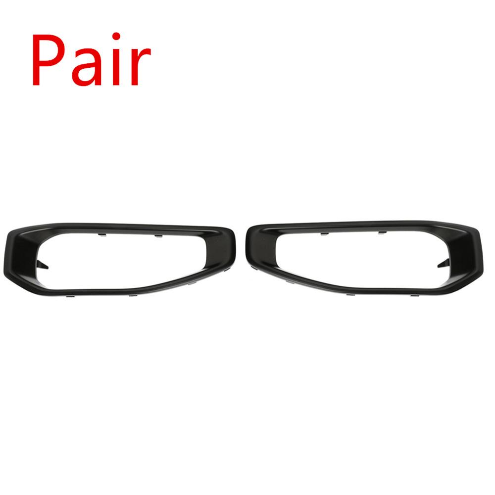 Front LH & RH Bumper Fog Light Trim Bezel For Jeep Wrangler JL Gladiator 2018-23