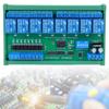 DC 12V 24V 8-канальный модуль реле с изолированным входом и 8-канальным выходом, UART RS485, монтаж на DIN-рейку DIN35 C45, плата переключателя управления Modbus RTU