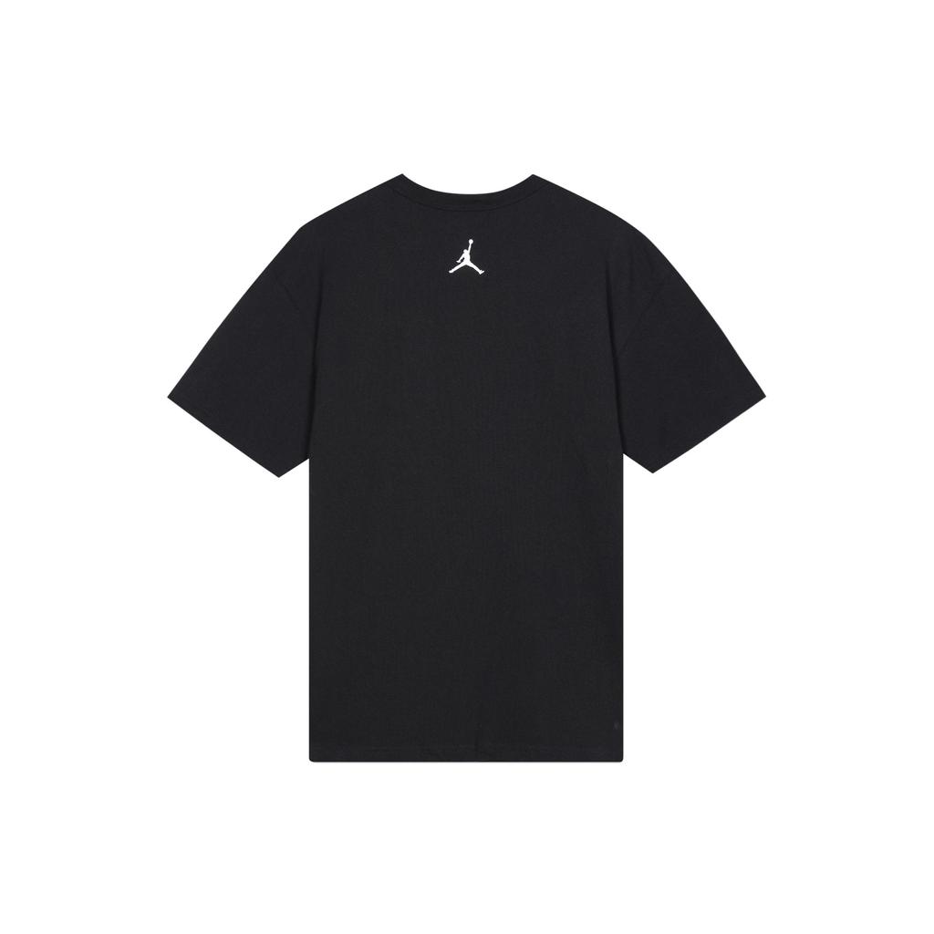 Air Jordan 1 Pocket Sneakers Embroidered Crew Neck Short Sleeve T-Shirt Men Tops Black DO1928-010