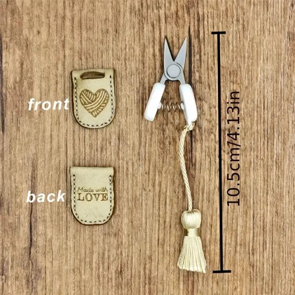 With Protective Cover Small Thread Cutting Tool Sewing Embroidery Scissor Crochet Enthusiasts