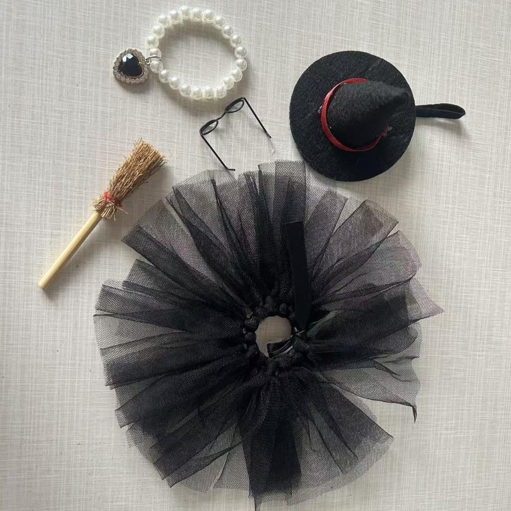 Wizard Hat Tulle Skirt Halloween Witch Goose Outfit Halloween Goose Decor Kit Yard Decoration