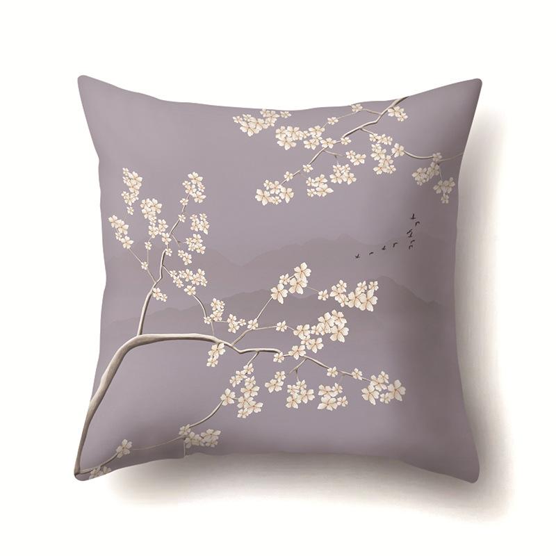 Геометрическая наволочка для диванной подушки с веткой, односторонняя, офисная наволочка для подушки, наволочка для гостиной, наволочка для поясничной подушки для велоспорта