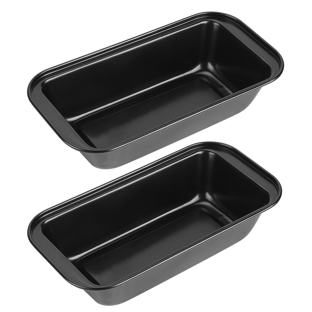 Rectangle Toast Loaf Pan Bread Cake Mold Carbon Steel Nonstick Loaf Pastry Baking MoldsBlack