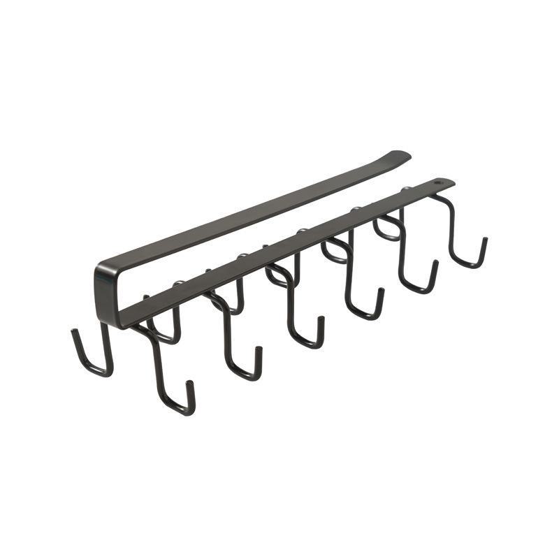 Многофункциональная кованая железная кухонная полка для хранения с крючком