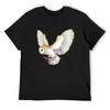 Barn Owl T-Shirt Vintage Oversized T Shirt Mens Graphic T-shirts Anime