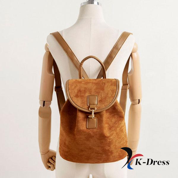 Повседневный замшевый рюкзак-ведро (2 цвета)