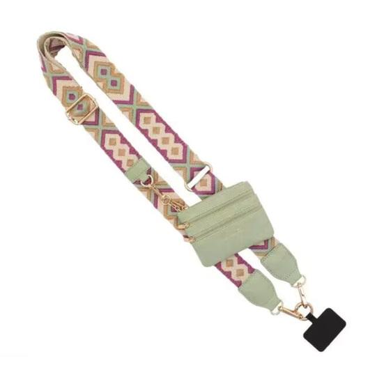 Ремешок для сотового телефона с застежкой-молнией и клипсой для телефона