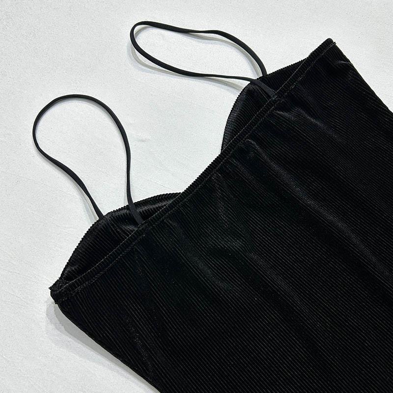 Летние однотонные тонкие длинные платья с бретельками на бретельках