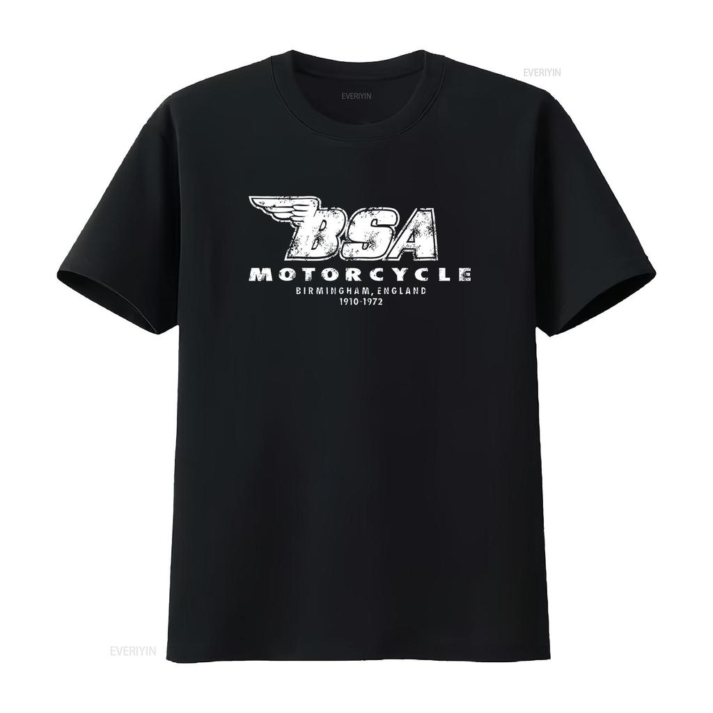 Vintage BSA Motorcycle T Shirt Artwork Cafe Racer Motorcycles Retro Style Birmingham England 1910 1972 Design vintage Washed