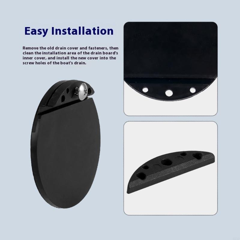 2025 New Boat Drain Valves Flap Repair Rubber Stabilizes Vessel Drainage Efficiency