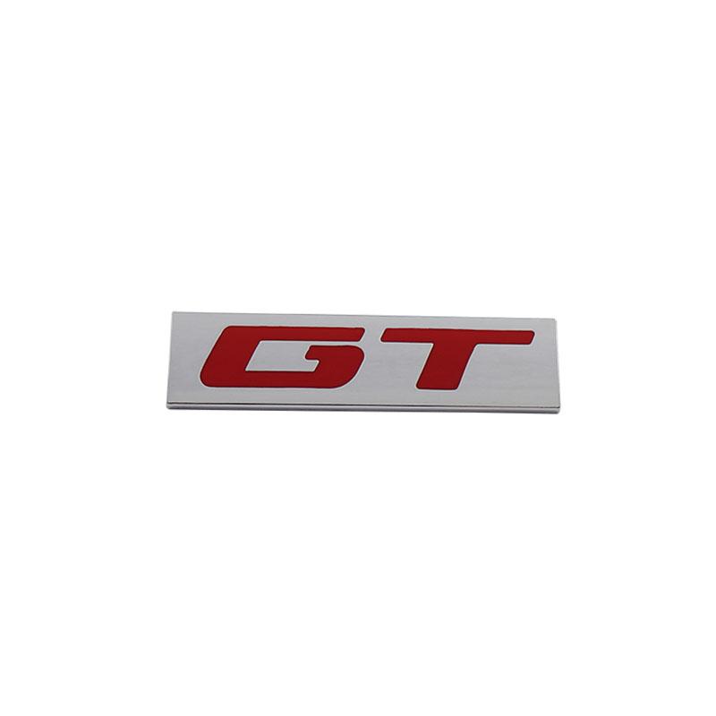 Premium GT for Universal car Engine Hood Fender trunk Tail Rear Bonnet Nameplate Decal Emblem Badge Sticker