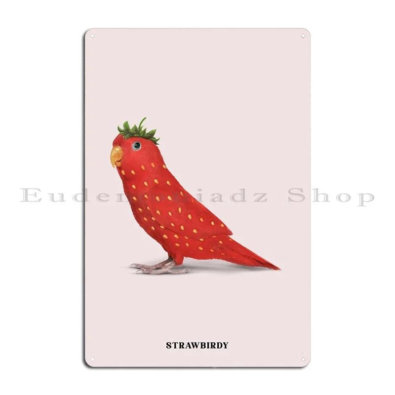 Strawbirdy Металлическая табличка Печать Классический Гараж Дом Дизайн Оловянный знак Постер