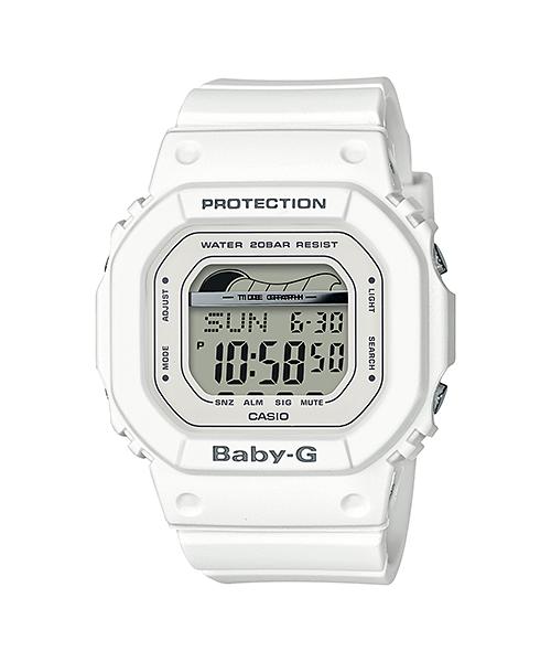 Casio Мужские кварцевые часы с resin-корпусом, водозащитой 200 м, ударопрочностью, будильником BLX-560-7