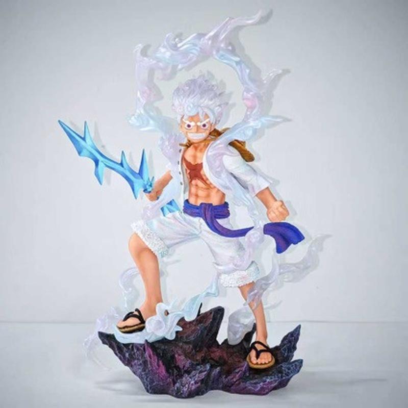 28 см Статуэтка Jt One Piece Lx Пять Уровней Ника Луффи Ророноа Зоро Фигурка Аниме Может Двигаться ПВХ Коллекционная Модель Игрушки Коллекция Подарки