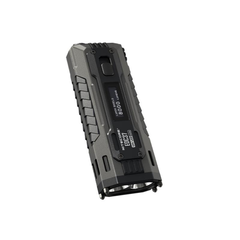 Nitecore EDC37 8000 Lumens Ultimate Tactical EDC Flashlight, Bulit-in Battery, Type-C Rechargeable Troch Light