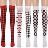 Women's Cosplay Dance Party Costume Props Red Queen Diamond and Red Hearts Tights Stockings HCPS-047
