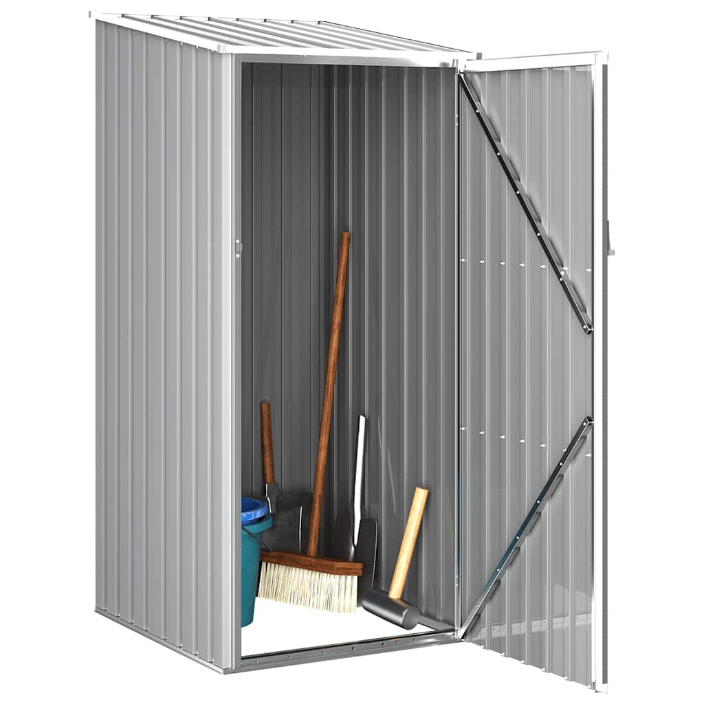 Tool Shed Gray 87 x 98 x 159 cm Galvanized Steel