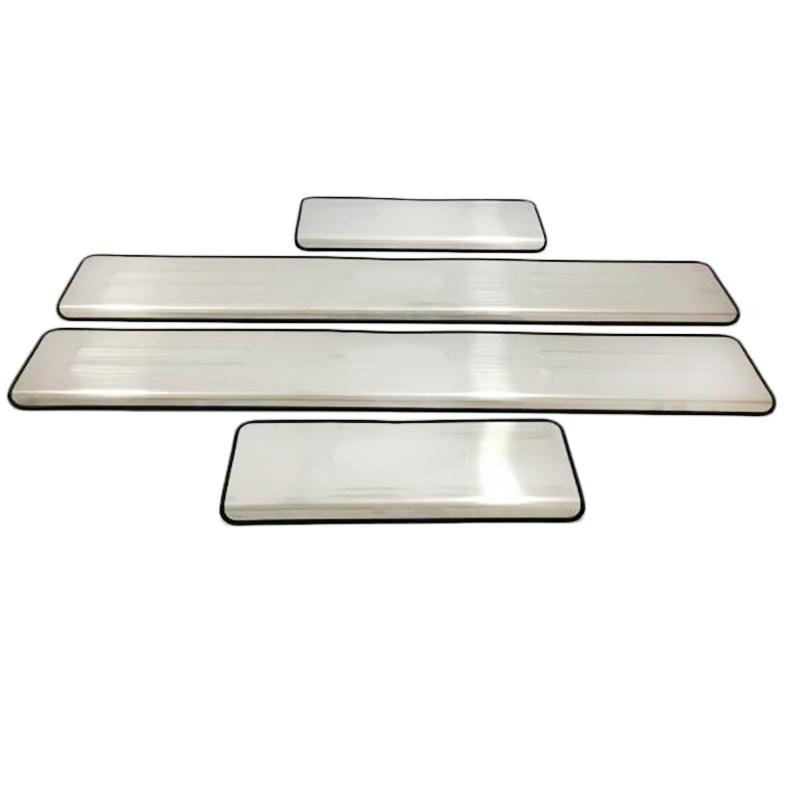 Для Jeep Grand Cherokee 2010-2014-2018 Нержавеющая сталь Накладка на порог кузова Защитная накладка Отделка Защита от царапин Педаль Порог Накладка