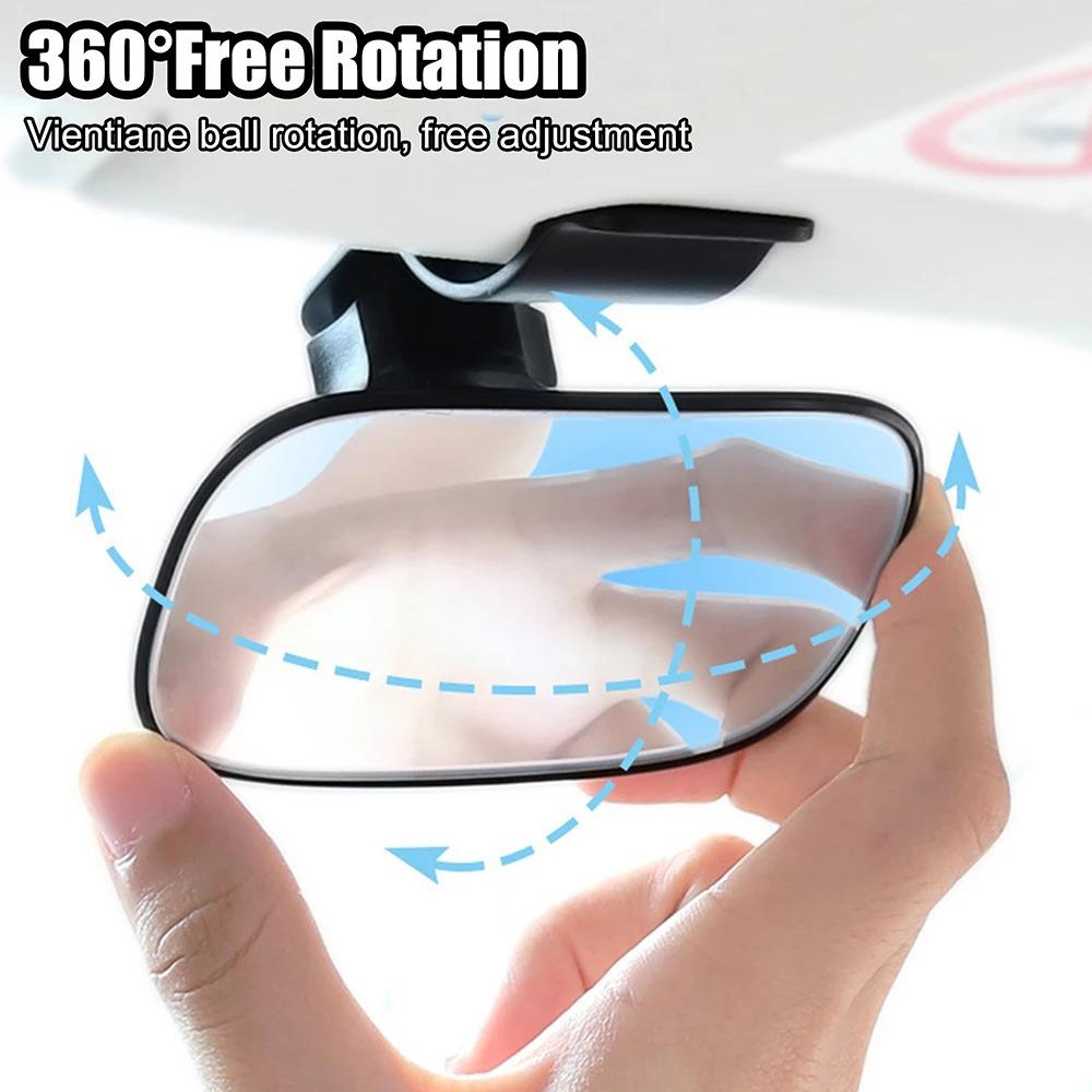 1PC 360° Rotatable Adjustable Wide View Clear Reflection Car Rearview Safety Mirror For Windshield Child Car Seats Interior Mirrors6