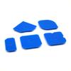 Blue 5-piece Silicone Sealant Profiler Putty Knife Caulking Scraper Sealant Spatulas