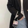 Применимо к чехлу для складного мобильного телефона Samsung ZFlip3, чехол с жемчужным ремешком-браслетом на запястье с узором зебры zflip4, защитный чехол