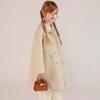 Girls Double-faced Wool Coat Wool Thickened Mid-length Autumn and Winter Woolen Coat