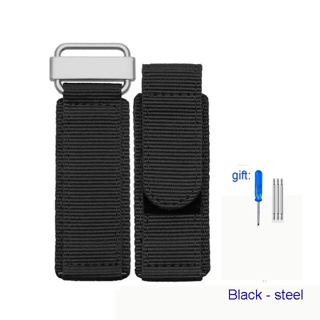 Аксессуары для часов Для Seiko Rolex Panerai Tudor Застежка-липучка Нейлоновый спортивный ремешок для часов для ремешка Nato 22 мм 24 мм