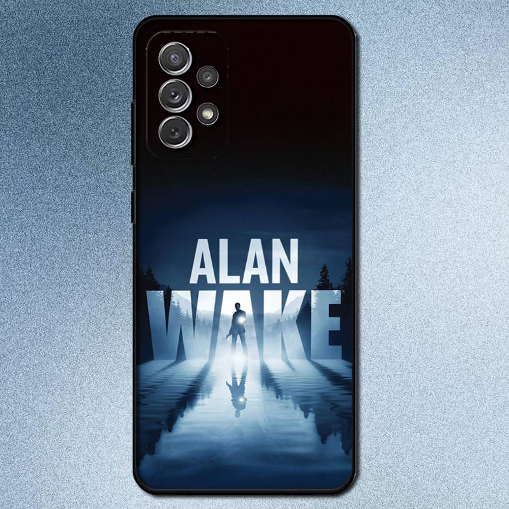 Крутой чехол для телефона игры Alan Wake для Samsung S 9,10,21,30,22,23,24,25,Ultra,Plus,Lite,FE,4,5G Черный Мягкий Точный