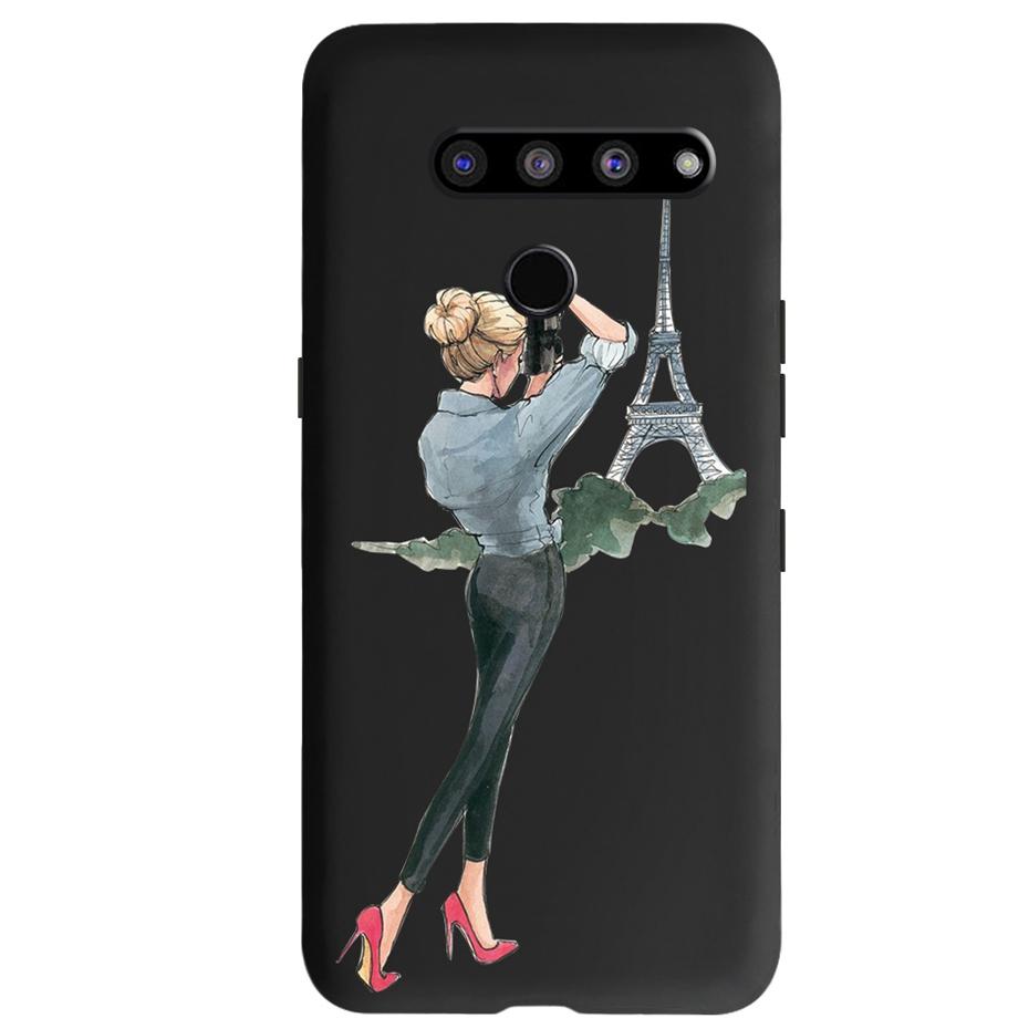 Чехол для LG V50 ThinQ 5G Модный узор Мягкий силиконовый ТПУ Чехол для телефона Для LG V50S ThinQ 5G V50 50S V500N V450 V510N Funda